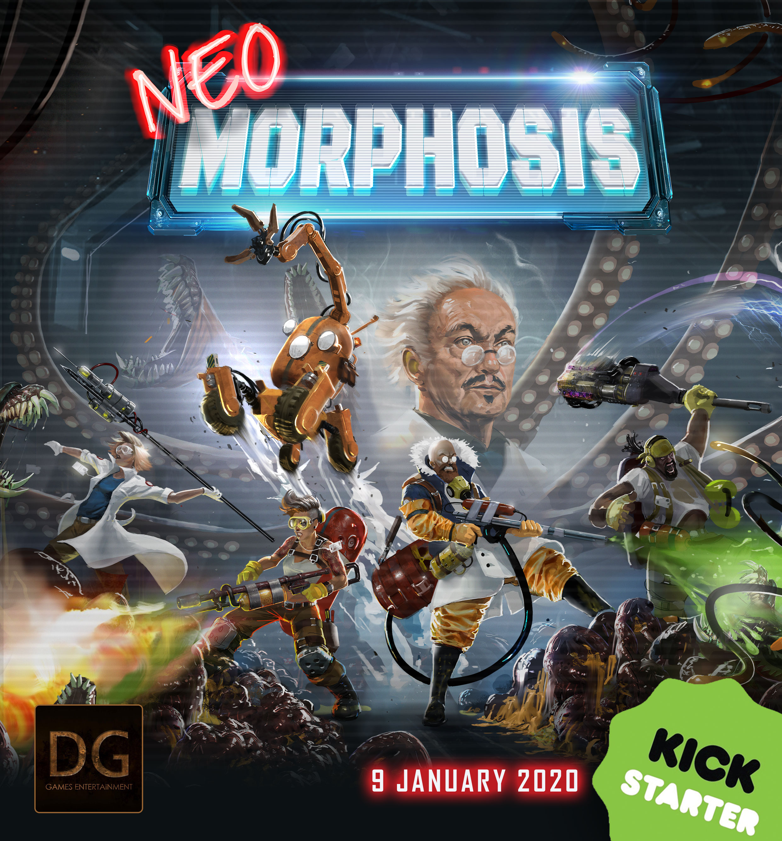 Neo-Morphosis launches on Kickstarter 9th January 2020