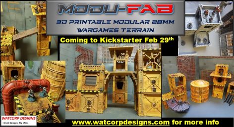 Modu-Fab – 3d Printable, Modular, Flatpack Terrain