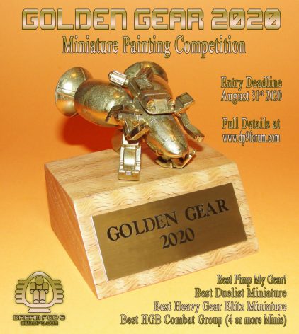DP9 Golden Gear 2020 – Miniature Painting Competition!