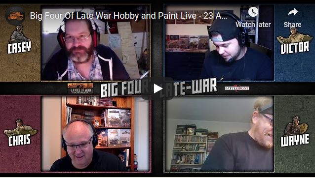 The Flames Of War Big Four Live
