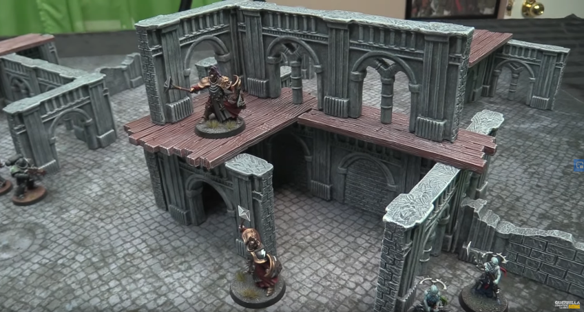 Modular ready to play GOTHIC WALLS – prepainted wargaming scenery