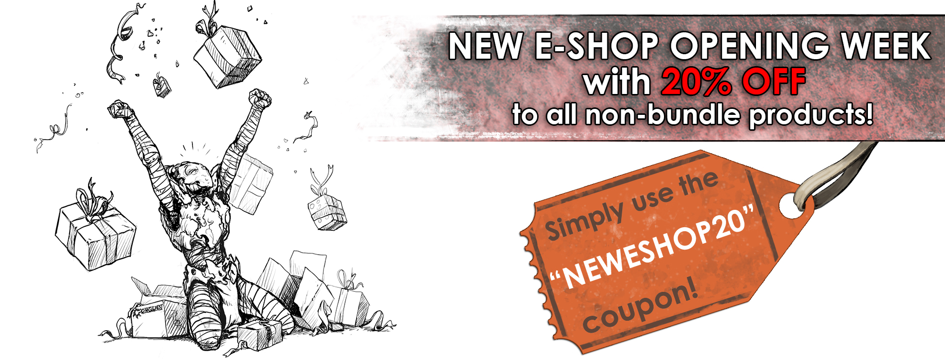 New Conquest E-Shop with 20% off!
