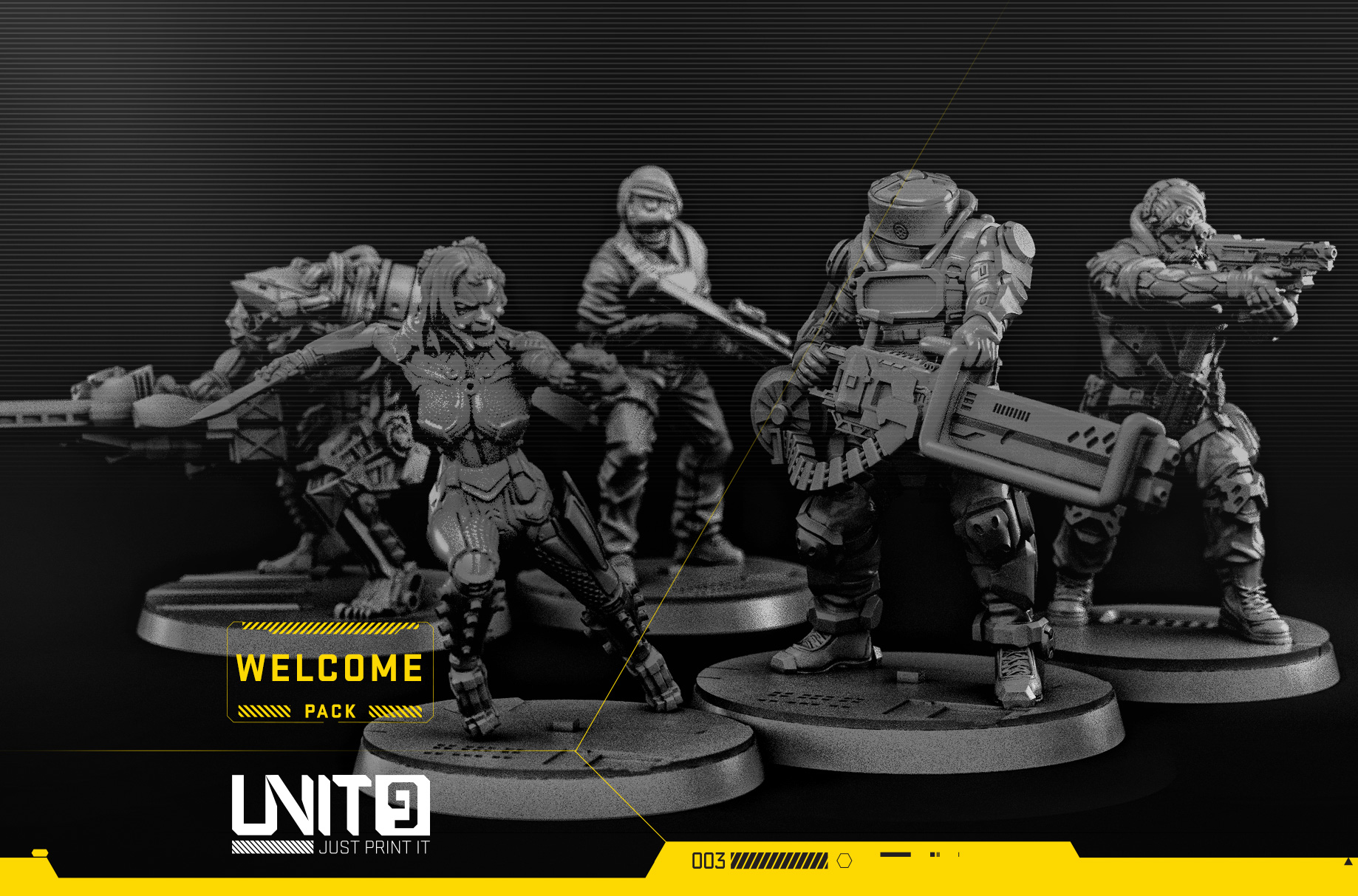 UNIT9 – new Patreon with cyberpunk miniatures