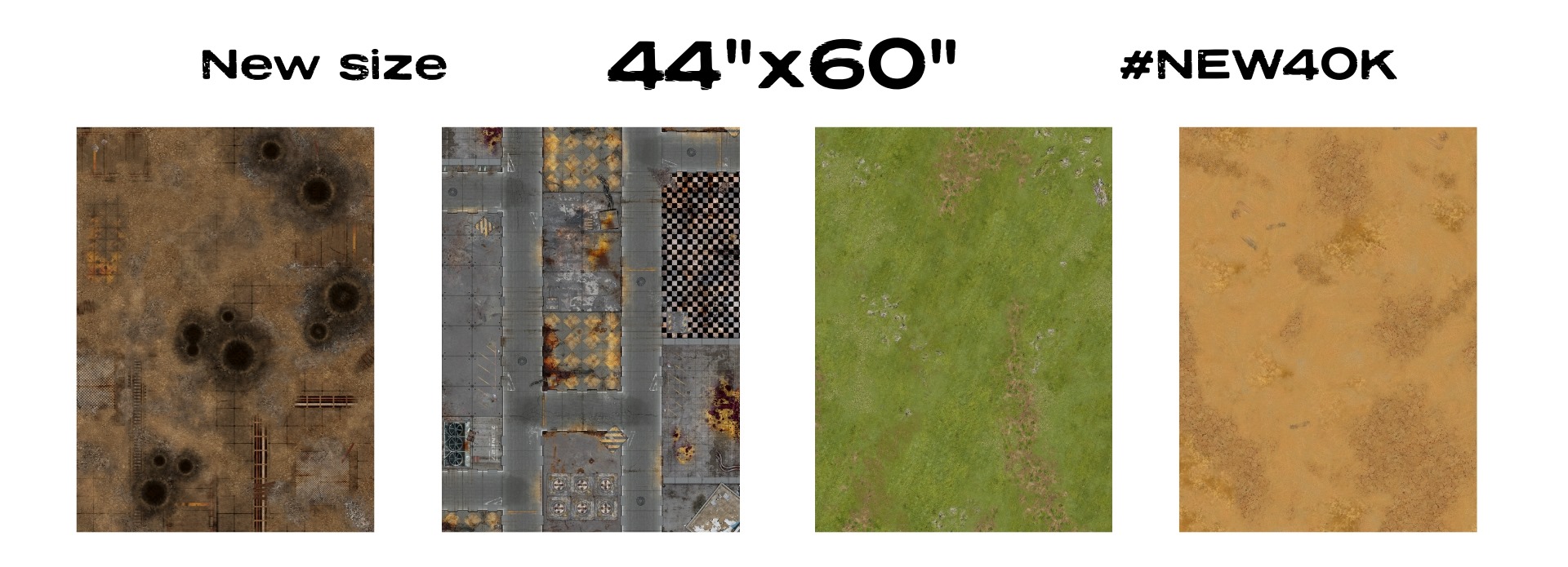 44"x60" Battle mats; gamemat.eu,