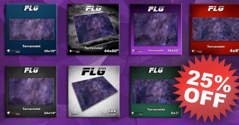 New FLG Mat: Terraviolet!