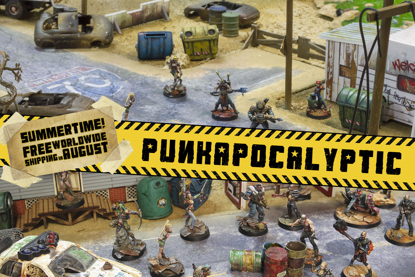 Punkapocalyptic. Free shipping worldwide for all of August