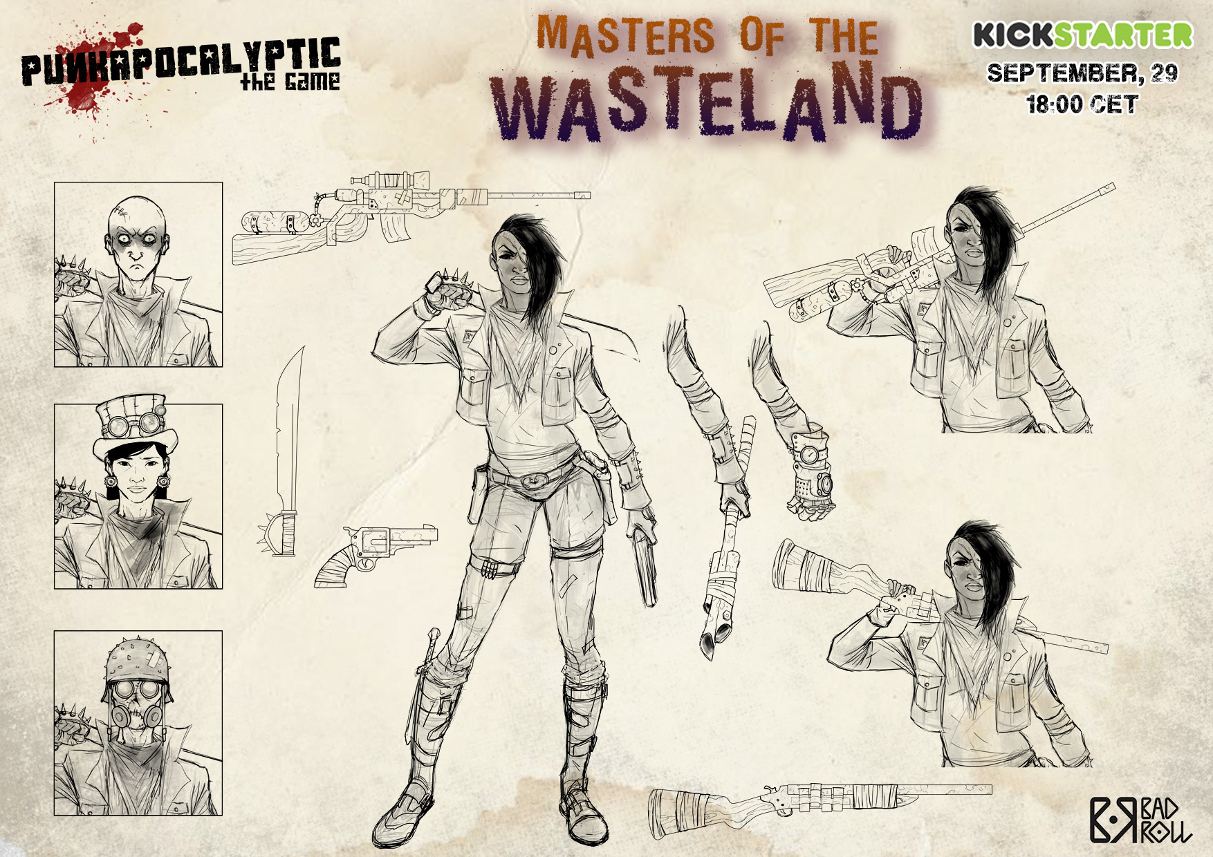 Punkapocalyptic. Masters of the Wasteland KS (09-29-20) – Preview 1