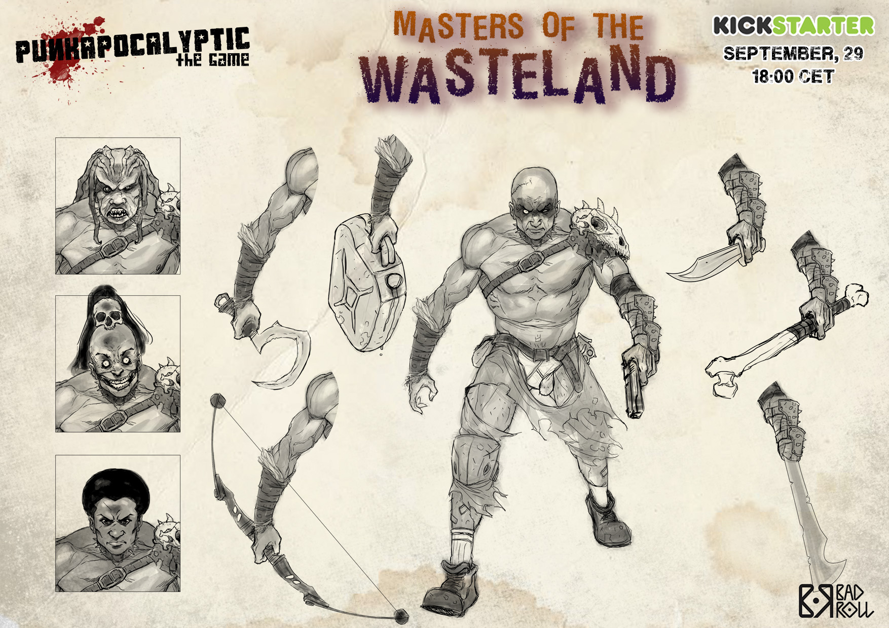 Punkapocalyptic. Masters of the Wasteland KS (09-29-20) – Preview 2