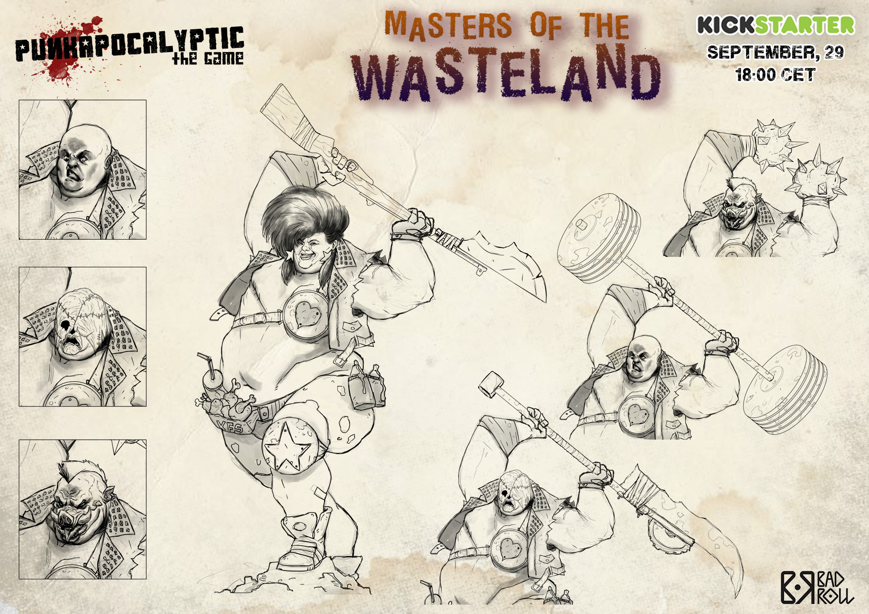 Punkapocalyptic. Masters of the Wasteland KS (09-29-20) – Preview 3