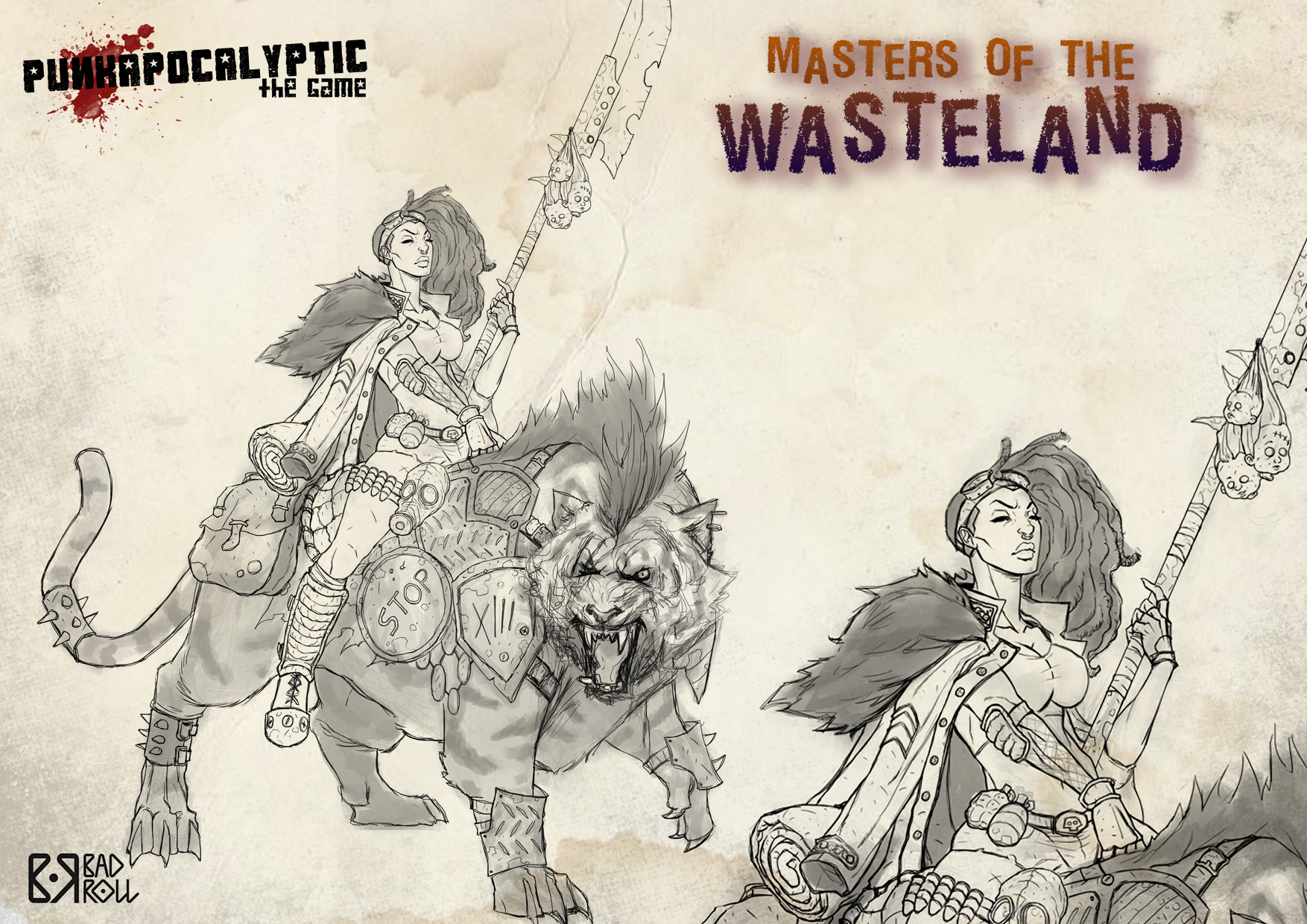 Punkapocalyptic. Masters of the Wasteland KS. A lot of stretch goals unlocked