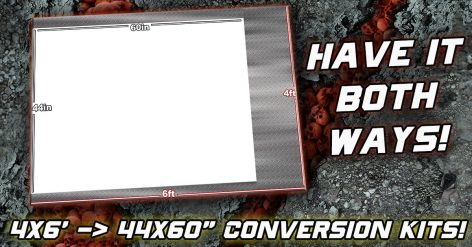 6×4′ to 44×60″ FLG Mat Conversion Kits Now Available!