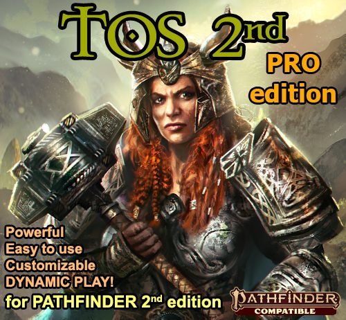 [Pathfinder 2e] TOS 2nd PRO edition Character Manager v❺