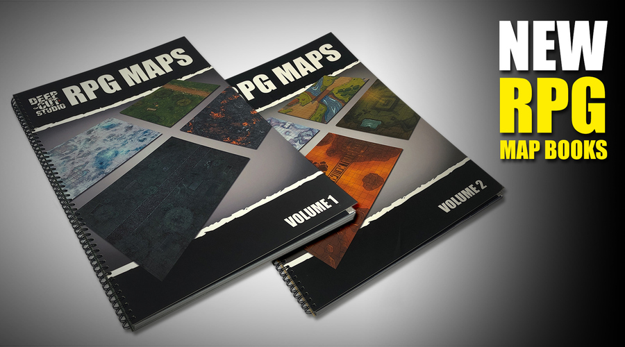 Deep-Cut Studio releases books with RPG maps