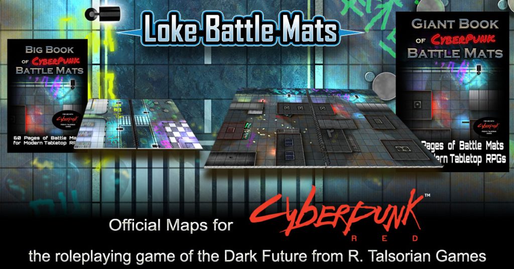 Loke Battle Mats announce partnership with R. Talsorian Games