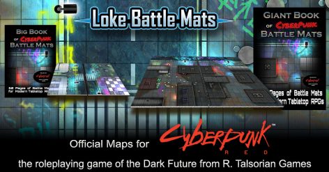 Loke Battle Mats announce partnership with R. Talsorian Games