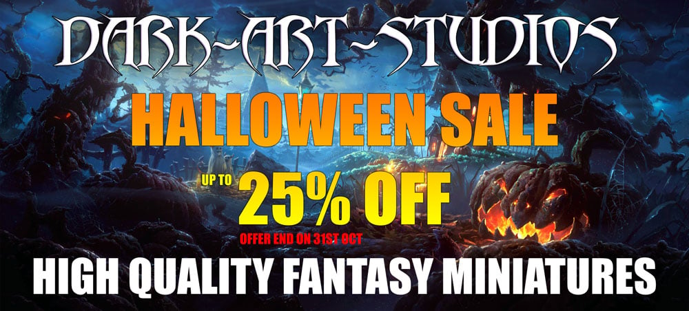 Dark Art Studio’s Halloween Sale now on!
