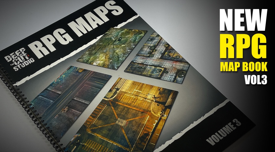 Deep-Cut Studio releases new book of RPG maps
