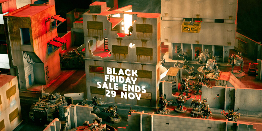 Brutal Cities Presents New Wave of Wargaming Terrain! Black Friday Sale On Now