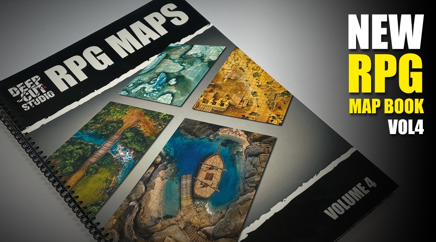 Deep-Cut Studio releases another new book of RPG maps