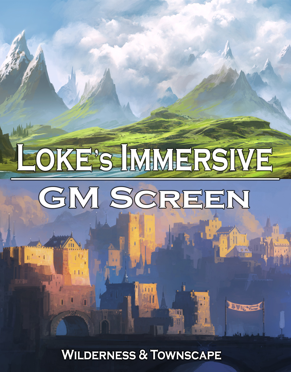 Take your encounter beyond the battle map with Loke’s Immersive GM Screen.