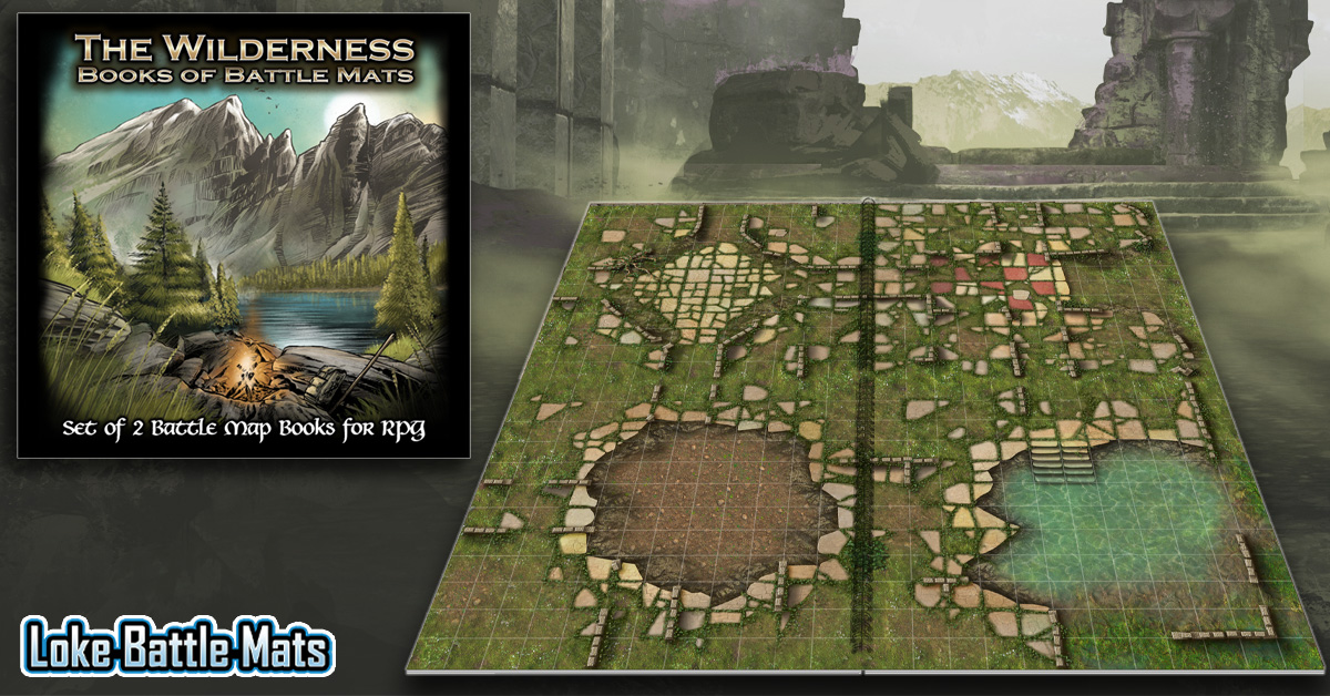 The Wilderness Books of Battle Mats is the perfect map set for your wild  Adventures! - BoLS GameWire