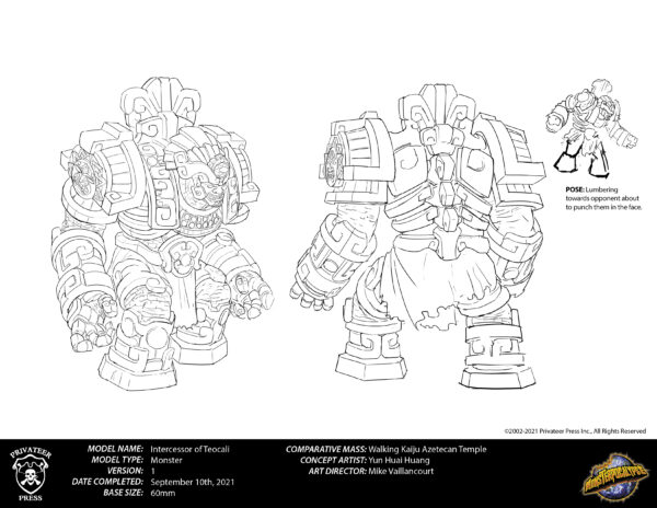 Sculpting The Warden of Teocali