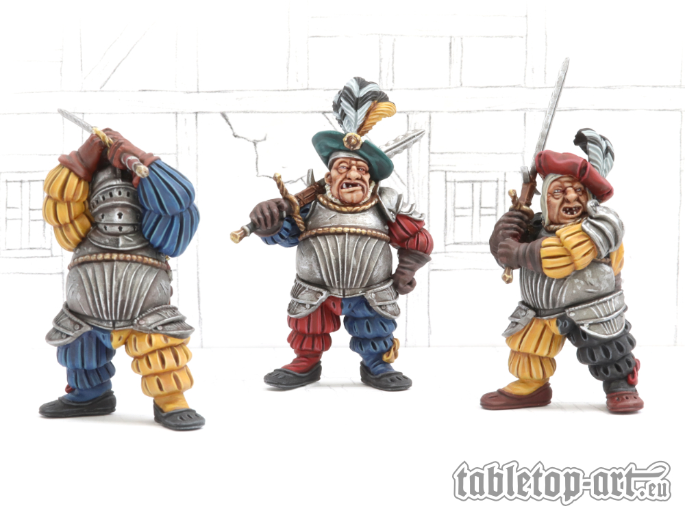 Landsknechts Ogres with Flamberge now available