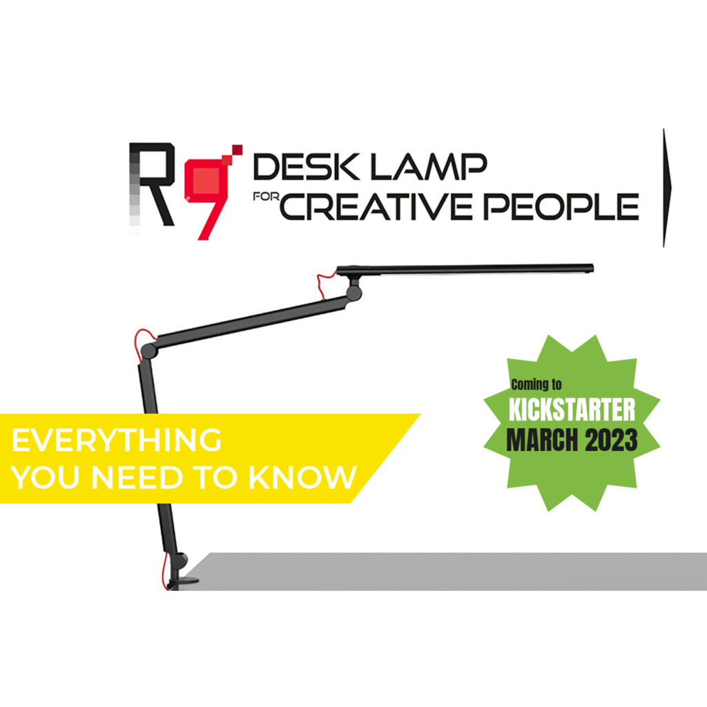REDGRASS R9 DESK LAMP FOR MINIATURE PAINTING AND CREATIVE PEOPLE