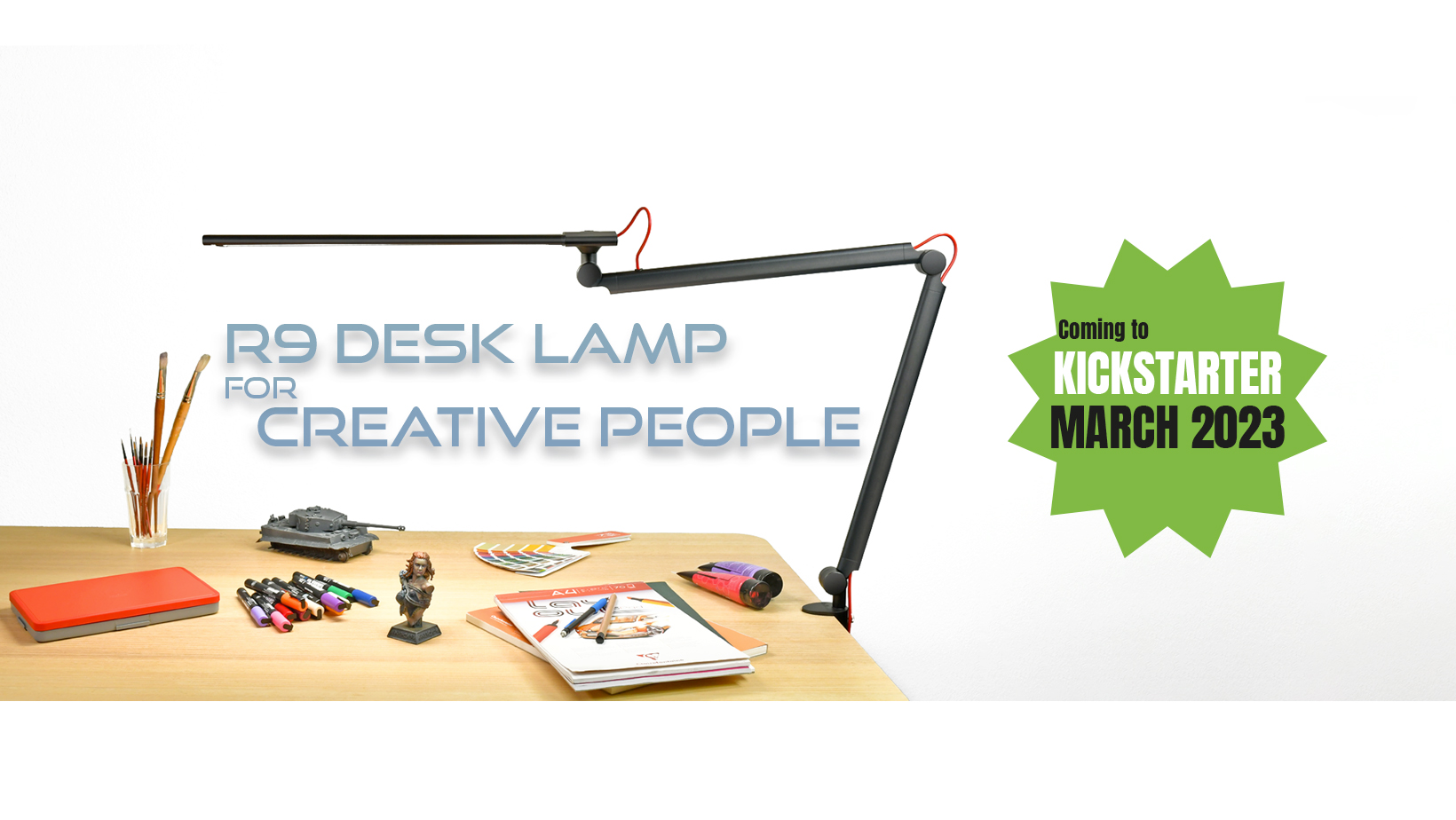 REDGRASS R9 DESK LAMP FOR MINIATURE PAINTING AND CREATIVE PEOPLE
