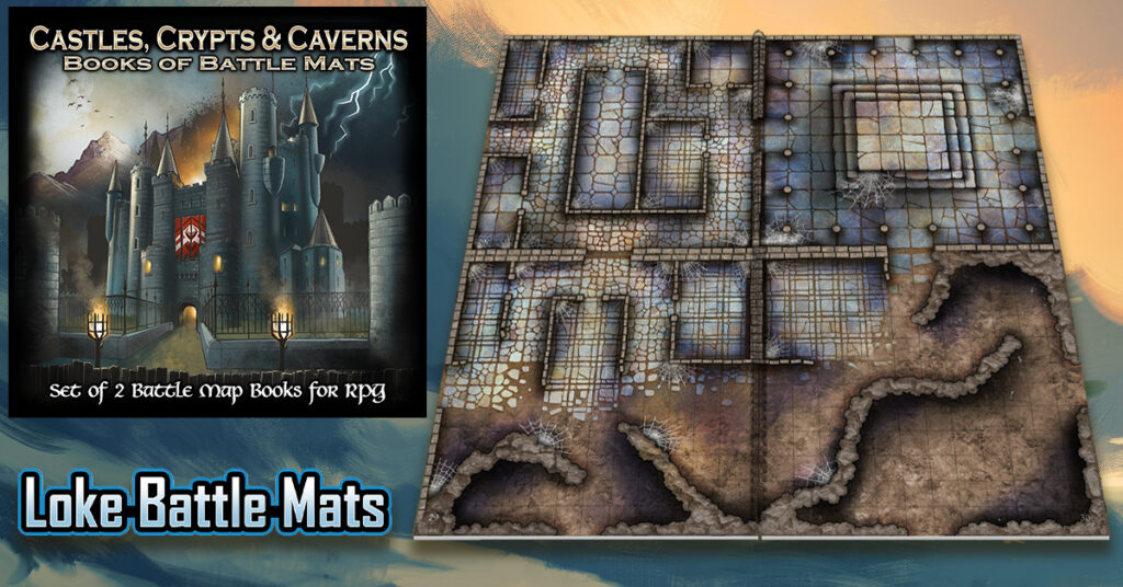 The Veiled Dungeon - Loke BattleMats, Fantasy Battle Maps