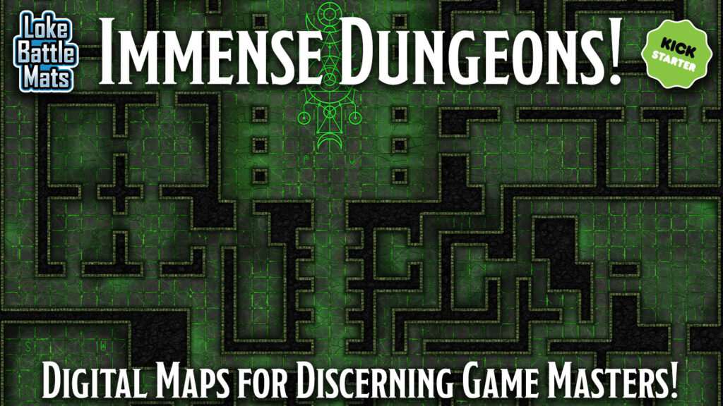 Immense Dungeons – Digital Maps for Discerning Game Masters!