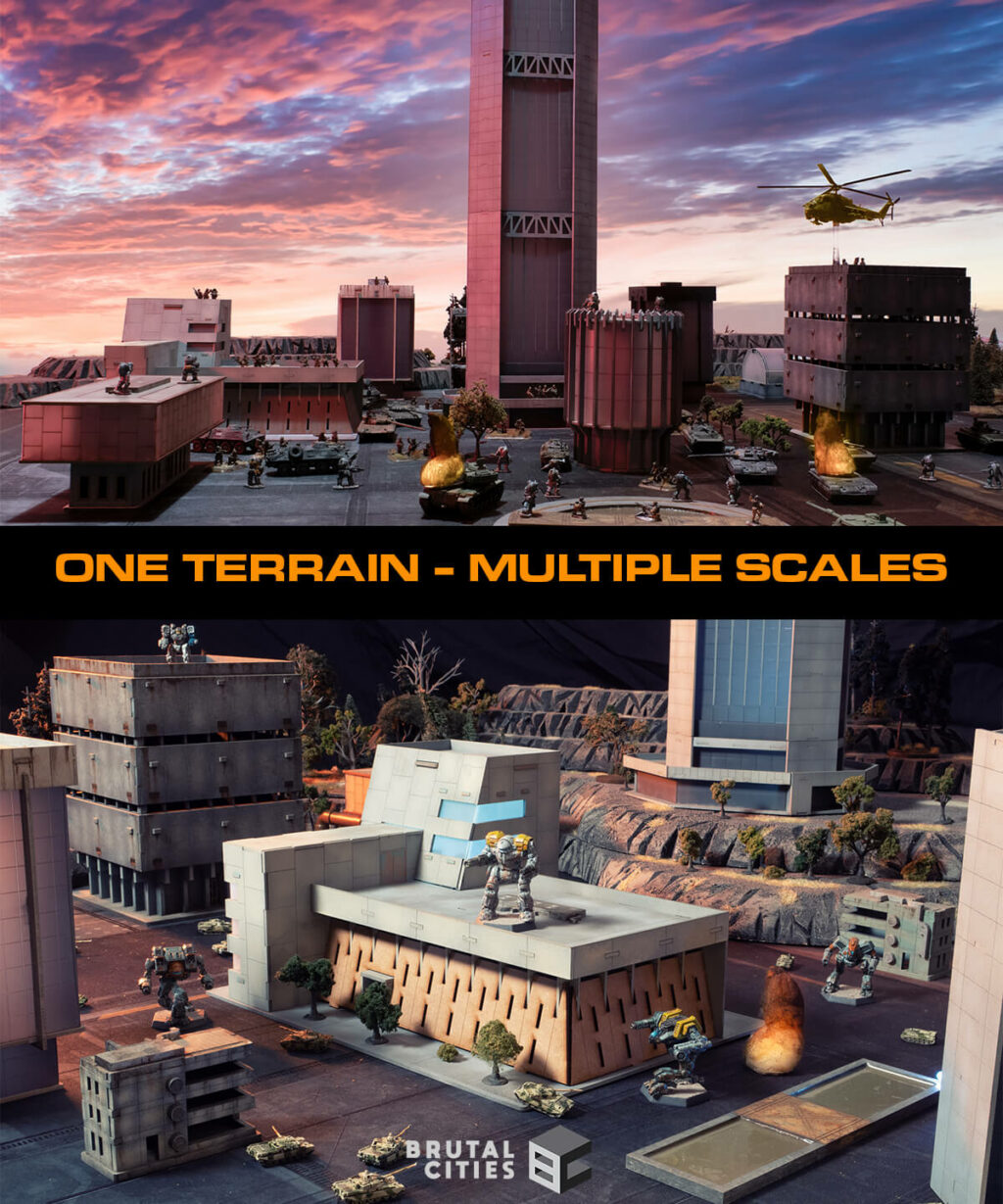 Epic Scale Terrain from Brutal Cities