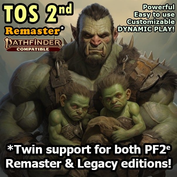 [PF2ᵉ tool] TOS 2ᴺᴰ Remaster released!