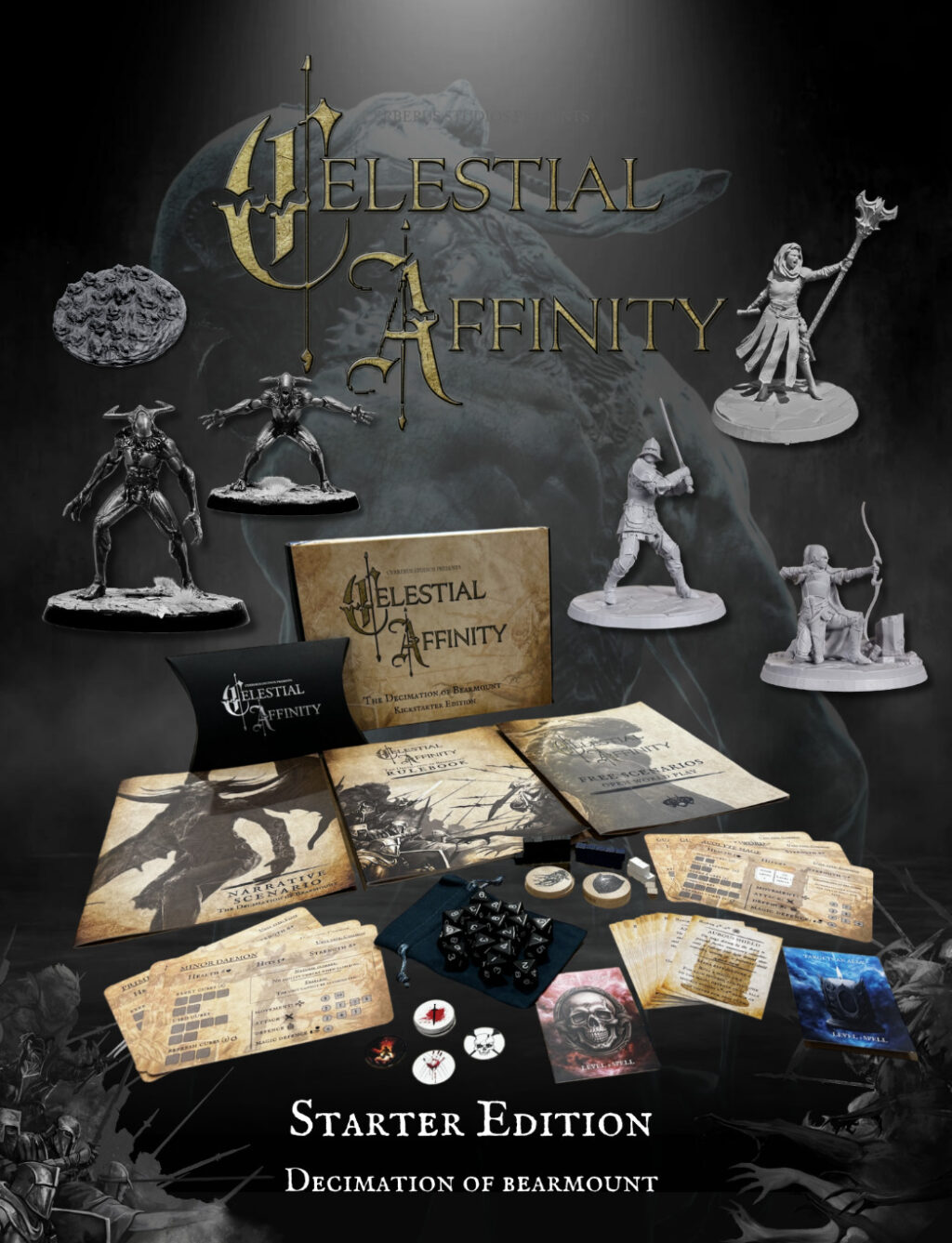 Cerberus Studios Unleashes Celestial Affinity: A 54mm Scale Skirmish Game Ready for Battle