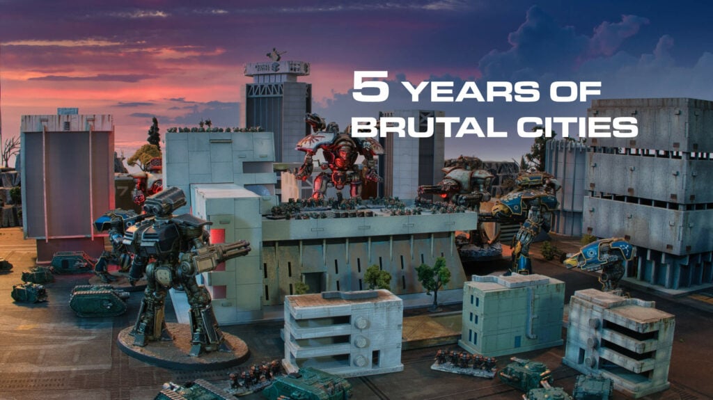5 Years of Terrain : Brutal Cities Specials this Month!