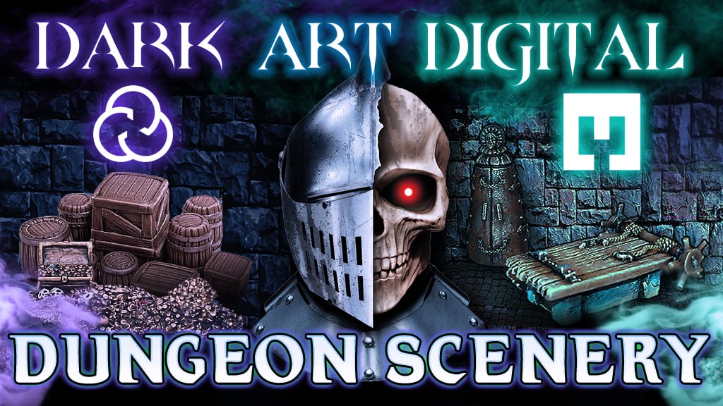 Dark Art Digital – Dungeon Scenery STLs